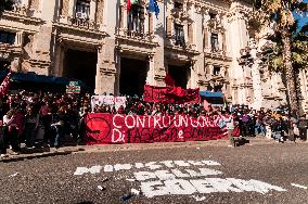 No Meloni Day Student Demonstration