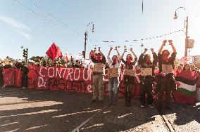 No Meloni Day Student Demonstration