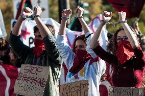 No Meloni Day Student Demonstration