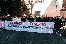 No Meloni Day Student Demonstration