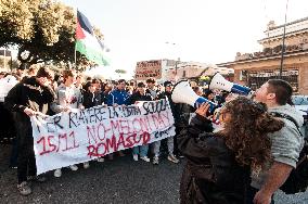 No Meloni Day Student Demonstration