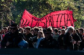 No Meloni Day Student Demonstration