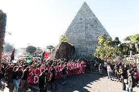 No Meloni Day Student Demonstration