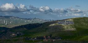 Sun And Wind Energy On The Hills Of Rocchetta Sant’Antonio