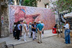 Daily Life In Downtown Barcelona, Spain