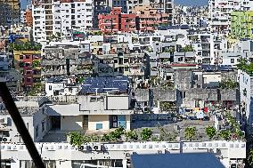 Solar Energy Panels High Rise Residential Building In Dhaka City, Bangladesh