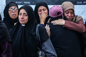 Funeral In Gaza, Palestine Amid Hamas-israel Conflict