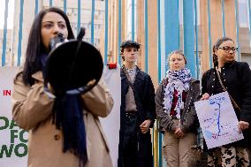 Greta Thunberg Holds A COP29 Protest - Yerevan