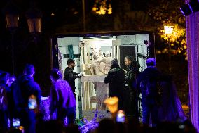 Notre Dame's Virgin Mary Statue Returned To Cathedral - Paris