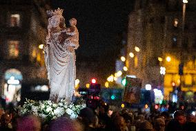 Notre Dame's Virgin Mary Statue Returned To Cathedral - Paris