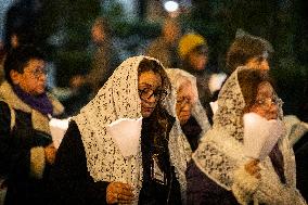 Notre Dame's Virgin Mary Statue Returned To Cathedral - Paris