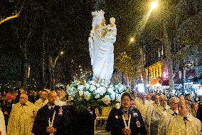 Notre Dame's Virgin Mary Statue Returned To Cathedral - Paris