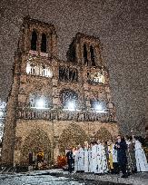 Notre Dame's Virgin Mary Statue Returned To Cathedral - Paris