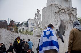 Clashes Erupt Between Israeli And Dutch Fans - Amsterdam