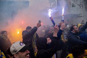 Clashes Erupt Between Israeli And Dutch Fans - Amsterdam