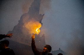 Clashes Erupt Between Israeli And Dutch Fans - Amsterdam