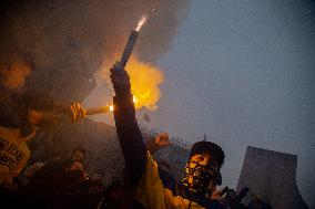 Clashes Erupt Between Israeli And Dutch Fans - Amsterdam