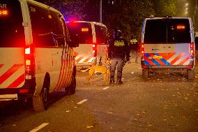 Clashes Erupt Between Israeli And Dutch Fans - Amsterdam