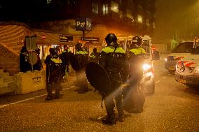 Clashes Erupt Between Israeli And Dutch Fans - Amsterdam