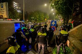 Clashes Erupt Between Israeli And Dutch Fans - Amsterdam