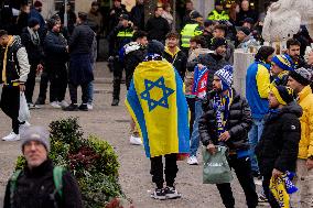 Clashes Erupt Between Israeli And Dutch Fans - Amsterdam