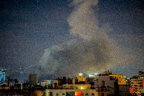 Israeli Army Strikes Beirut - Lebanon