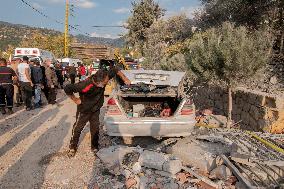 Israeli Army Strikes Beirut - Lebanon