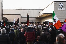 Funeral Of Licia Pinelli In Milan