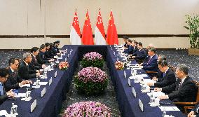 Xi Attends APEC Summit - Lima