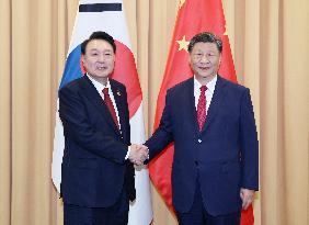 Xi Attends APEC Summit - Lima