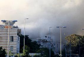 Israeli Army Strikes Beirut - Lebanon