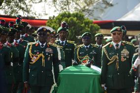 Late Nigeria Chief Of Army Staff (COAS), Lieutenant General Taoreed Lagbaja Laid To Rest In Abuja.