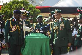 Late Nigeria Chief Of Army Staff (COAS), Lieutenant General Taoreed Lagbaja Laid To Rest In Abuja.