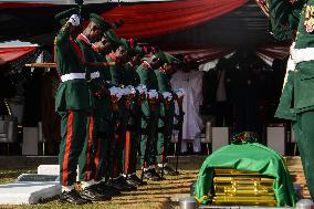 Late Nigeria Chief Of Army Staff (COAS), Lieutenant General Taoreed Lagbaja Laid To Rest In Abuja.