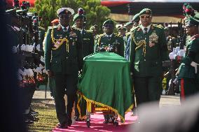 Late Nigeria Chief Of Army Staff (COAS), Lieutenant General Taoreed Lagbaja Laid To Rest In Abuja.