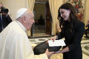 Pope Francis Meets National Youth Council Delegation