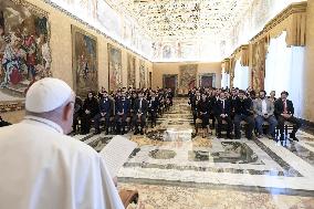 Pope Francis Meets National Youth Council Delegation