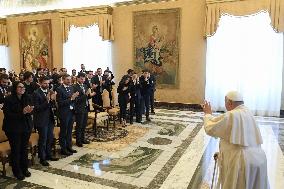 Pope Francis Meets National Youth Council Delegation