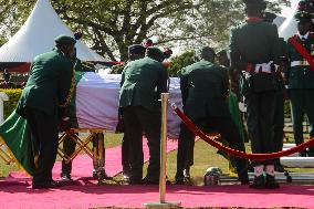 Late Nigeria Chief Of Army Staff (COAS), Lieutenant General Taoreed Lagbaja Laid To Rest In Abuja.