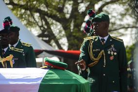 Late Nigeria Chief Of Army Staff (COAS), Lieutenant General Taoreed Lagbaja Laid To Rest In Abuja.