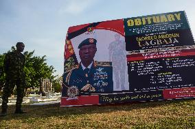 Late Nigeria Chief Of Army Staff (COAS), Lieutenant General Taoreed Lagbaja Laid To Rest In Abuja.