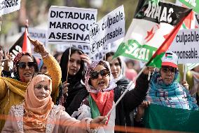 Demonstration In Support Of The Self-Determination Of Western Sahara - Madrid