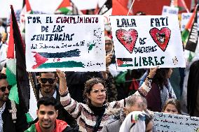 Demonstration In Support Of The Self-Determination Of Western Sahara - Madrid