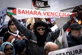 Demonstration In Support Of The Self-Determination Of Western Sahara - Madrid