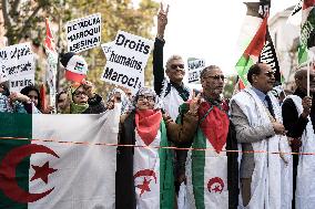 Demonstration In Support Of The Self-Determination Of Western Sahara - Madrid