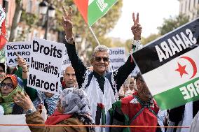 Demonstration In Support Of The Self-Determination Of Western Sahara - Madrid