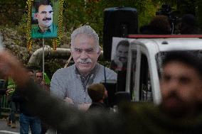 Demostration For Releasing Kurdish Leader Abdullah Ocalan In Cologne