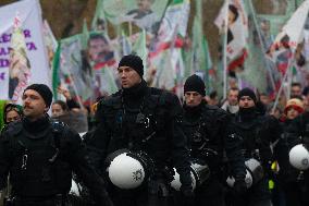 Demostration For Releasing Kurdish Leader Abdullah Ocalan In Cologne