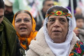 Demostration For Releasing Kurdish Leader Abdullah Ocalan In Cologne