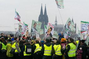 Demostration For Releasing Kurdish Leader Abdullah Ocalan In Cologne